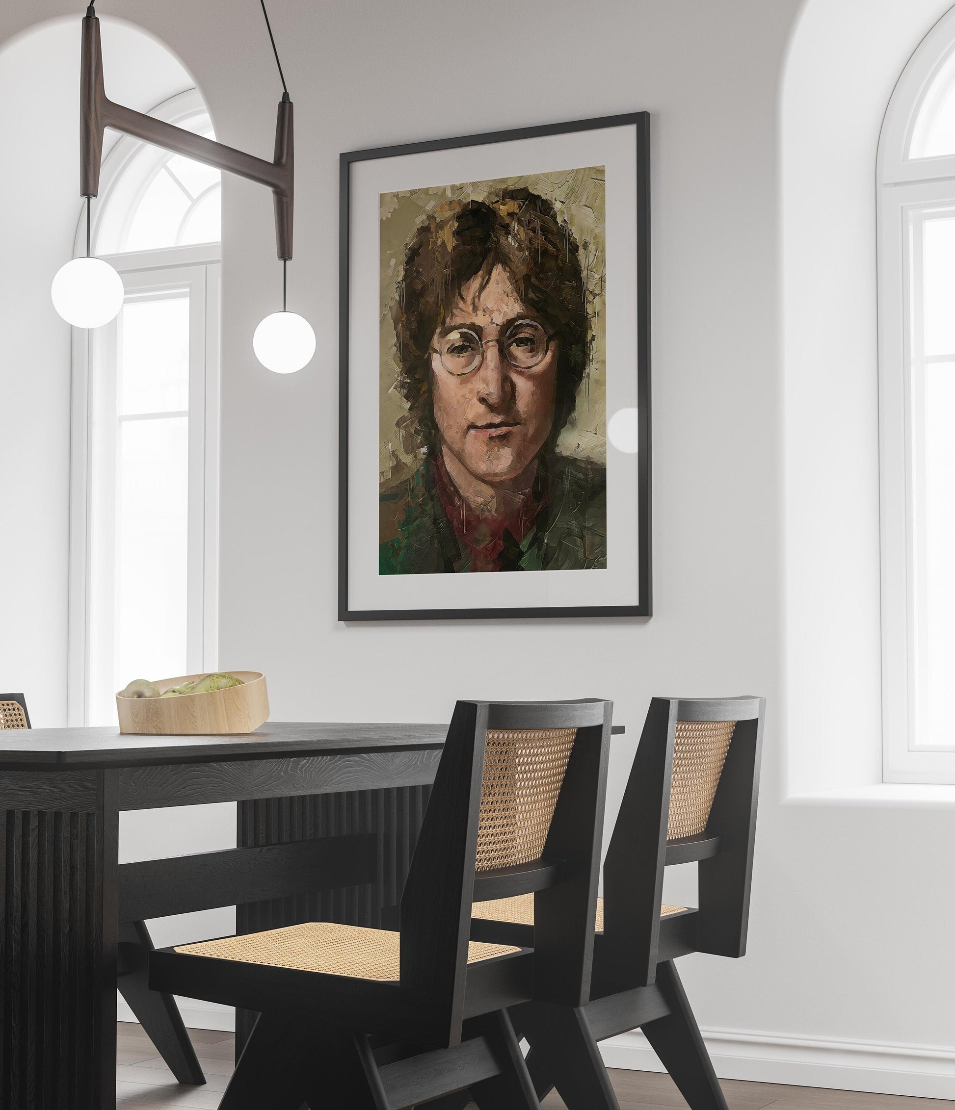 John Lennon Poster Beatles Legend Retro Music Wall Art Digital Download