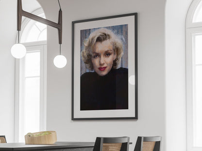 Marilyn Monroe Portrait Poster Vintage Hollywood Wall Art Digital Download