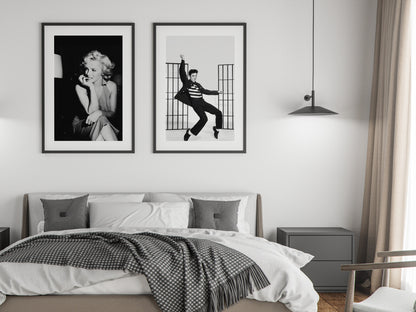 Elvis Presley Jailhouse Rock Poster Iconic Music Legend Wall Art Digital Download