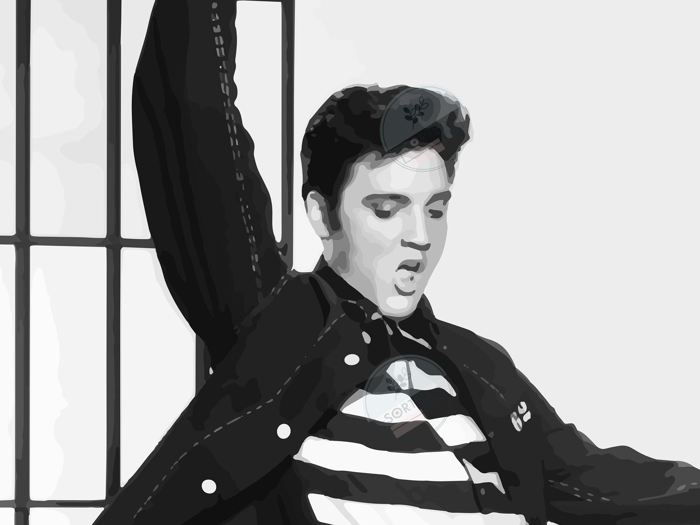 Elvis Presley Jailhouse Rock Poster Iconic Music Legend Wall Art Digital Download