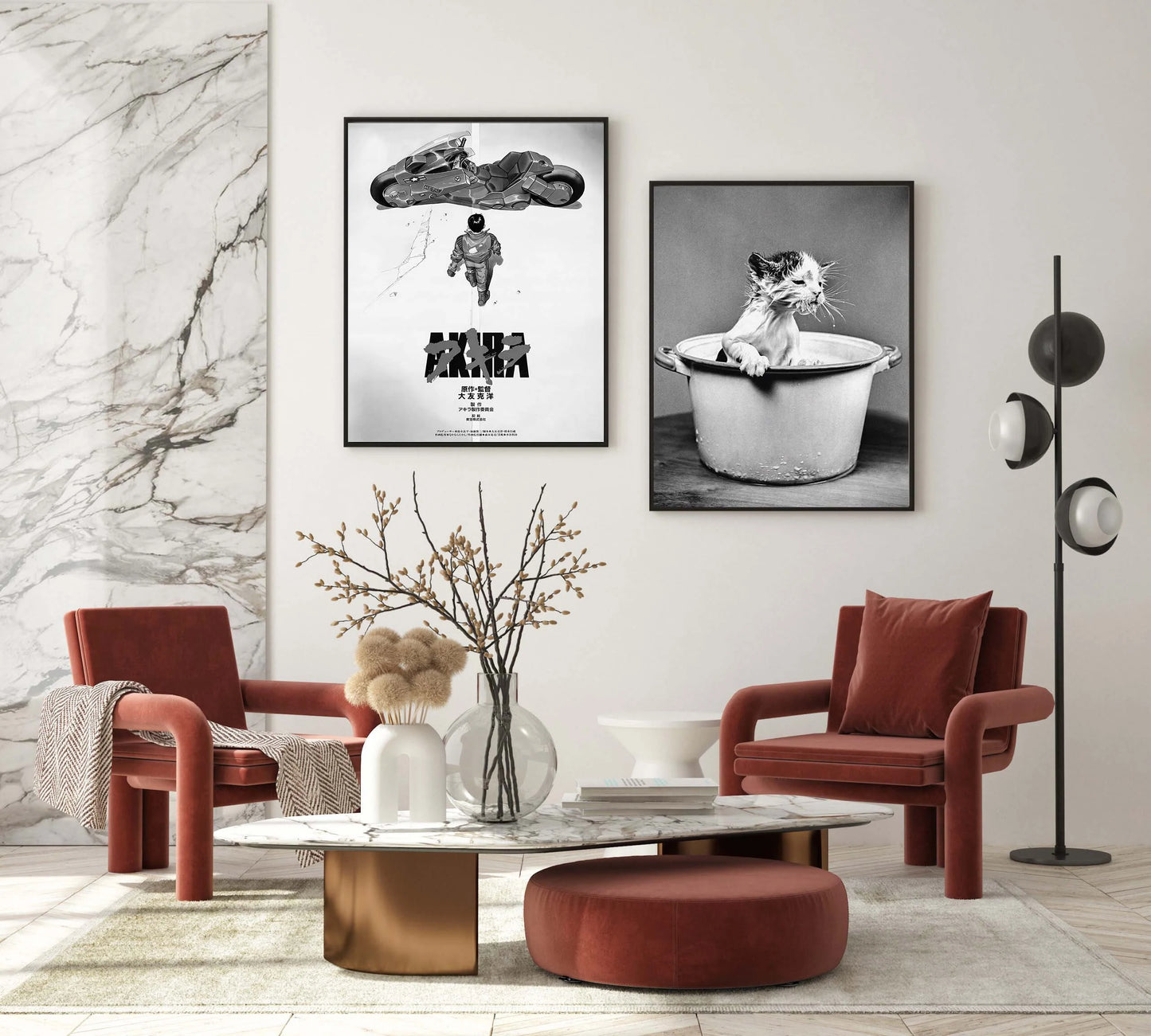 Akira Anime Poster Kaneda Iconic Motorcycle Artwork Digital Download