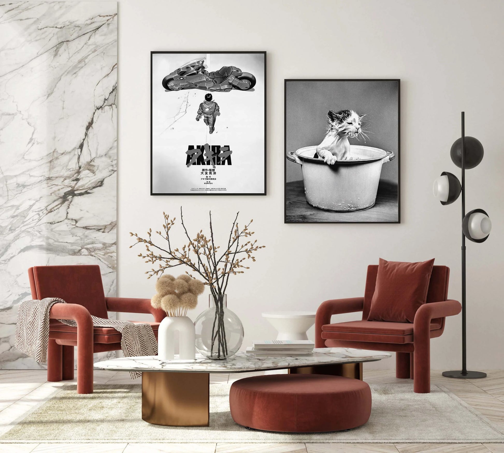 Akira Anime Poster Kaneda Iconic Motorcycle Artwork Digital Download