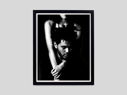 The Weeknd Emotional Black and White Portrait Music Art Digital Download