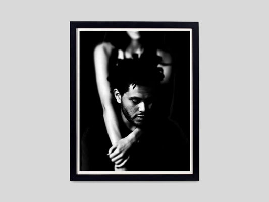 The Weeknd Emotional Black and White Portrait Music Art Digital Download