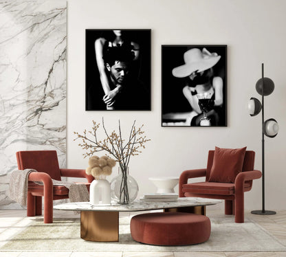 The Weeknd Emotional Black and White Portrait Music Art Digital Download