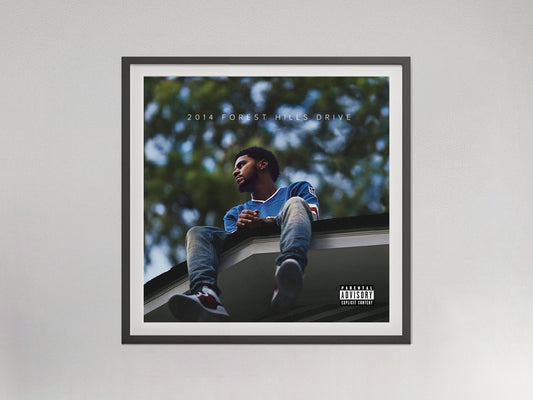 J. Cole Forest Hills Drive Album Cover Poster Music Wall Art Digital Download