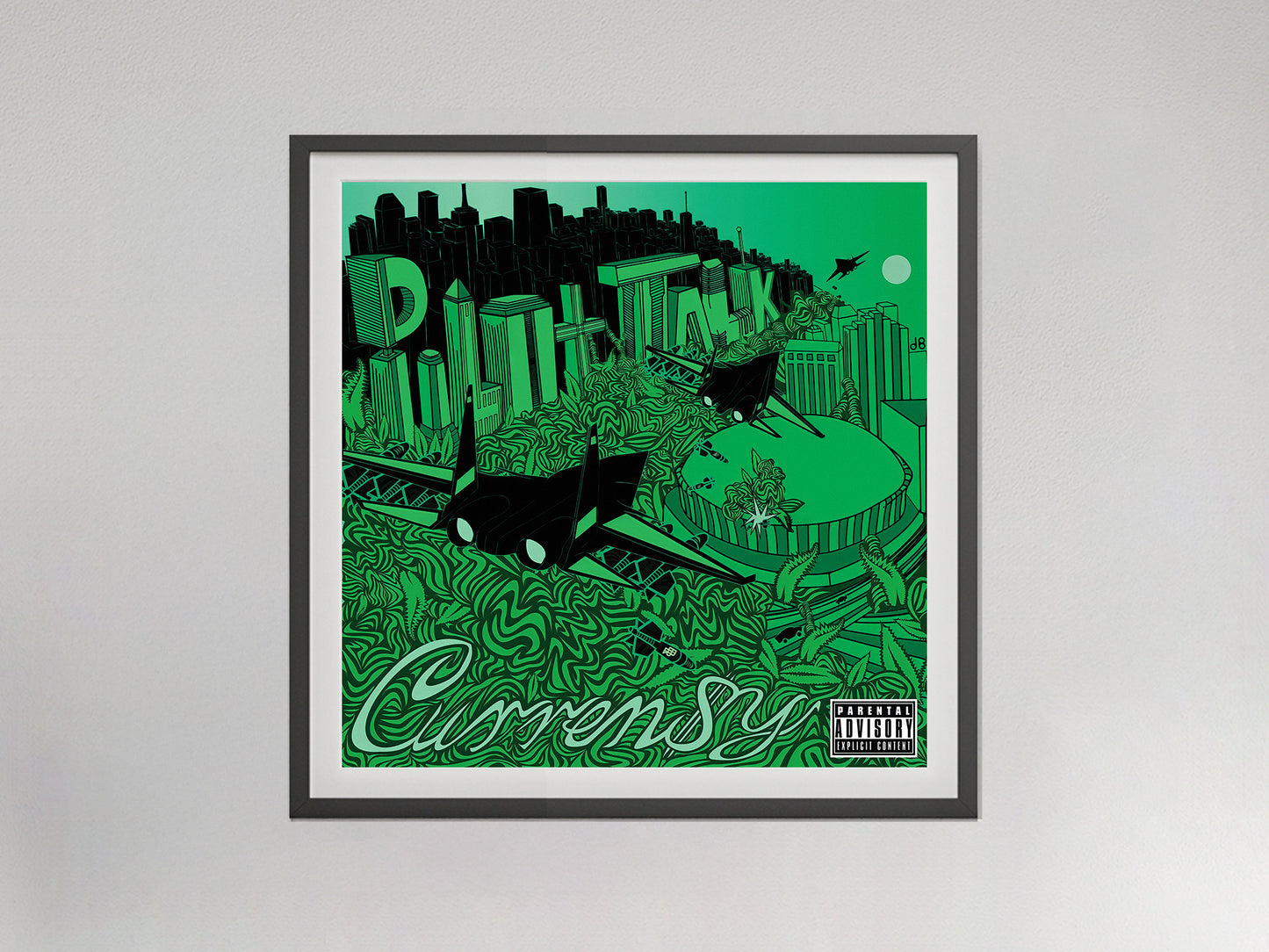 Pilot Talk Curren$y Album Cover Poster Music Wall Art Digital Download