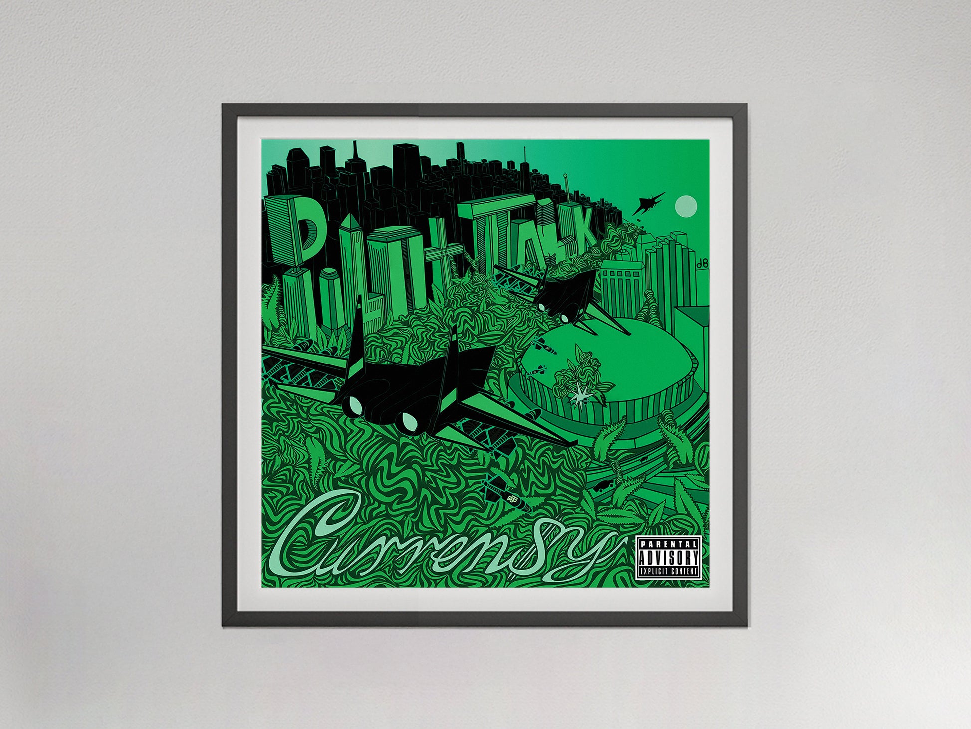 Pilot Talk Curren$y Album Cover Poster Music Wall Art Digital Download