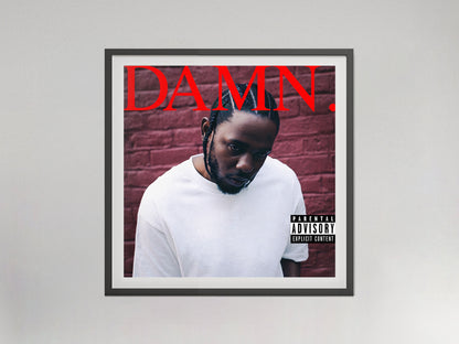 DAMN Kendrick Lamar Album Cover Poster Music Wall Art Digital Download