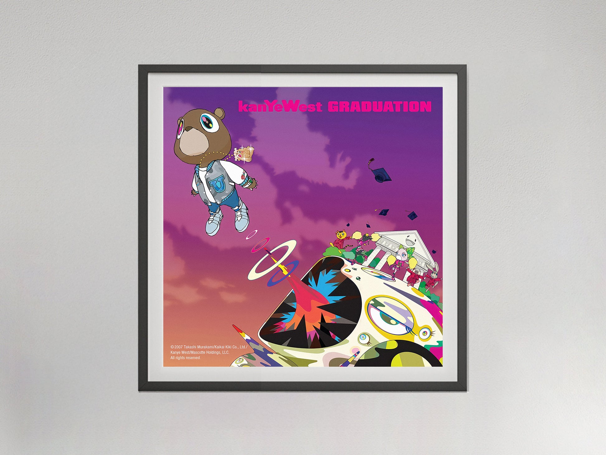 Graduation Kanye West Album Cover Poster Music Wall Art Digital Download