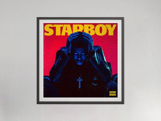 The Weeknd Starboy Album Cover Poster Music Wall Art Digital Download
