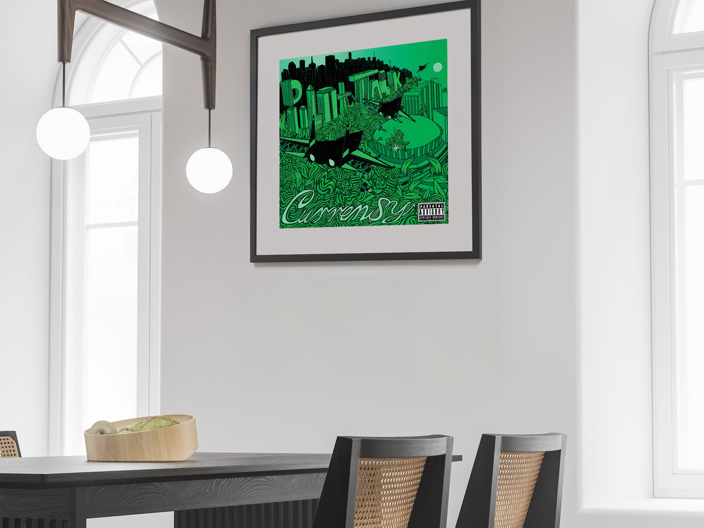 Pilot Talk Curren$y Album Cover Poster Music Wall Art Digital Download