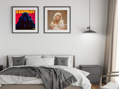 The Weeknd Starboy Album Cover Poster Music Wall Art Digital Download